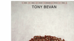 What Tonybevan.com website looked like in 2016 (7 years ago)