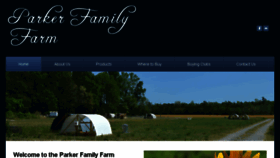 What Theparkerfamilyfarm.com website looked like in 2016 (7 years ago)