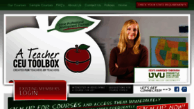 What Teacherceutoolbox.com website looked like in 2016 (7 years ago)