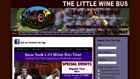 What Thelittlewinebus.com website looked like in 2016 (7 years ago)