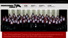 What Thoroughbredchorus.com website looked like in 2016 (7 years ago)