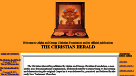 What Thechristianherald.info website looked like in 2016 (7 years ago)