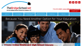What Thebridgeschool.net website looked like in 2016 (7 years ago)