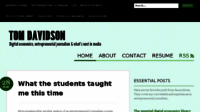 What Tgdavidson.com website looked like in 2016 (7 years ago)