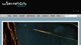 What Thesecretcity.org website looked like in 2016 (7 years ago)