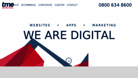 What Tme.digital website looked like in 2016 (7 years ago)