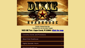 What Thedixie.com website looked like in 2016 (7 years ago)