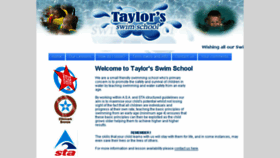 What Taylorsswimschool.co.uk website looked like in 2016 (7 years ago)