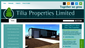 What Tiliaproperties.co.uk website looked like in 2016 (7 years ago)