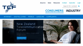 What Tcf.org.nz website looked like in 2016 (7 years ago)