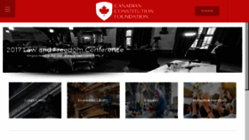 What Theccf.ca website looked like in 2016 (7 years ago)