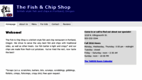What Thefishandchipshop.com website looked like in 2016 (7 years ago)