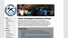 What Tti-c.org website looked like in 2016 (7 years ago)
