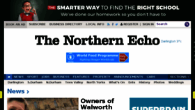 What Thisisthenortheast.co.uk website looked like in 2016 (7 years ago)