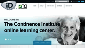 What Thecontinenceinstitute.com website looked like in 2016 (7 years ago)