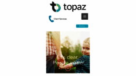 What Topazis.com website looked like in 2016 (7 years ago)