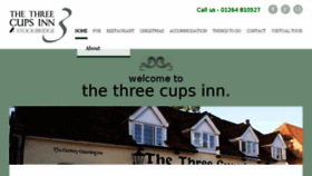 What The3cups.co.uk website looked like in 2016 (7 years ago)