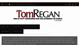 What Tomregan.info website looked like in 2016 (7 years ago)