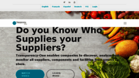 What Transparency-one.com website looked like in 2016 (8 years ago)