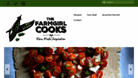 What Thefarmgirlcooks.com website looked like in 2016 (7 years ago)