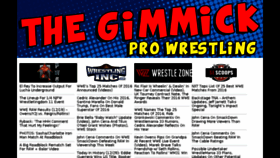 What Thegimmick.com website looked like in 2016 (7 years ago)