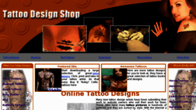 What Tattoodesignshop.com website looked like in 2016 (7 years ago)