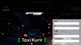 What Taxikurir.se website looked like in 2016 (7 years ago)