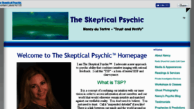 What Theskepticalpsychic.com website looked like in 2016 (7 years ago)