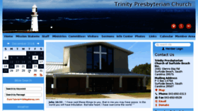 What Trinitypresbychurch.com website looked like in 2016 (7 years ago)