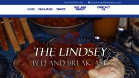 What Thelindsey.co.uk website looked like in 2016 (7 years ago)