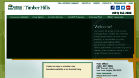 What Timberhillsphs.org website looked like in 2016 (7 years ago)