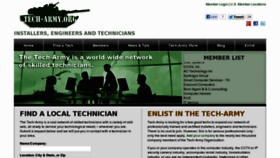 What Tech-army.org website looked like in 2016 (7 years ago)