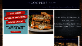 What Thecooperstavern.com website looked like in 2016 (7 years ago)