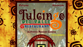 What Tulcingorestaurant.com website looked like in 2016 (7 years ago)