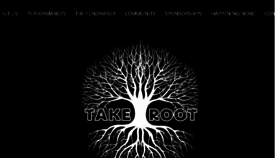 What Takerootdance.com website looked like in 2016 (7 years ago)