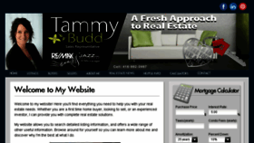 What Tammybudd.ca website looked like in 2016 (7 years ago)