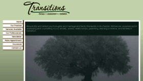What Transitionstherapies.com website looked like in 2016 (7 years ago)