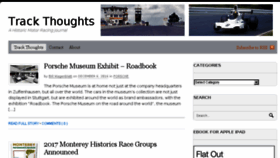 What Trackthoughts.com website looked like in 2016 (7 years ago)