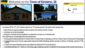What Townofkinistino.ca website looked like in 2016 (7 years ago)