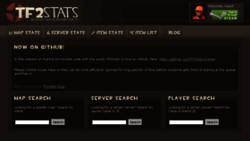 What Tf2stats.net website looked like in 2016 (7 years ago)