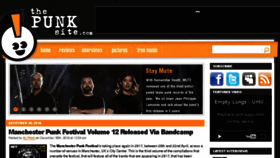 What Thepunksite.com website looked like in 2016 (7 years ago)