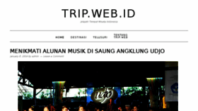 What Trip.web.id website looked like in 2016 (7 years ago)