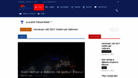What Tiktak.al website looked like in 2017 (7 years ago)
