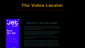 What Thevideolocator.com website looked like in 2017 (7 years ago)