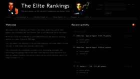 What The-elite.net website looked like in 2017 (7 years ago)