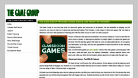 What Thegamegroup.com website looked like in 2017 (7 years ago)
