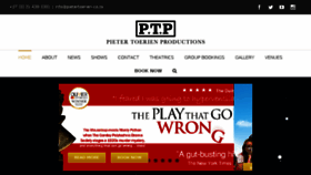 What Theatreonthebay.co.za website looked like in 2017 (7 years ago)