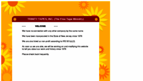 What Trinitytapes.org website looked like in 2017 (8 years ago)