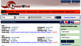 What Tenderwave.com website looked like in 2017 (7 years ago)