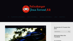 What Telechargerjeuxtorrent.fr website looked like in 2017 (7 years ago)